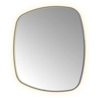 Hotbath &More Mirrors Contour LED Badkamerspiegel - Figuur - 120 x 120 cm - Geborsteld Gunmetal
