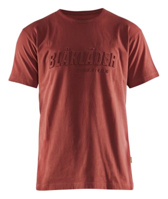 Blåkläder T-Shirt 3D 35311042 | Gebrand rood | Maat 4XL - 7330509769614