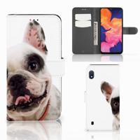 Samsung Galaxy A10 | Telefoonhoesje | Met pasjeshouder | Franse Bulldog