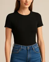 Gladde body korte mouw - PCADINA