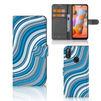 Samsung Galaxy M11 | A11 | Telefoon Hoesje | Waves Blue