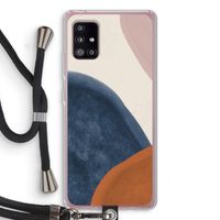 Geo #1: Samsung Galaxy A51 5G Transparant Hoesje met koord