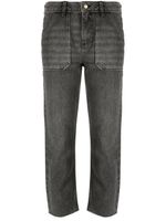 Ba&Sh Elly mid-rise straight-leg jeans - Gris