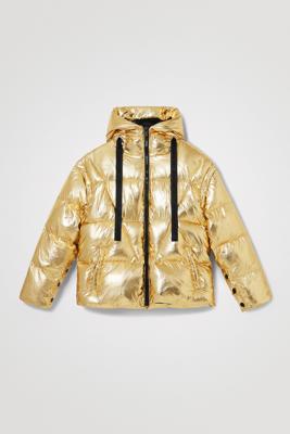 Gewatteerd jack met afneembare mouwen - YELLOW - XL