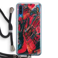 Endless Descent: Samsung Galaxy A50 Transparant Hoesje met koord