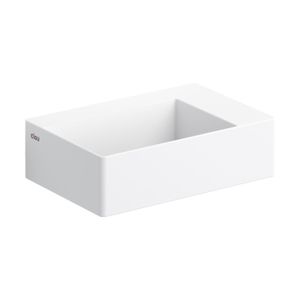 Fontein Clou New Flush 2 35.5x24.5x10cm Wit Aluite (Met Voorbewerkt Kraangat)