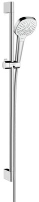 Hansgrohe Croma Select E Multi glijstangset 90cm chroom/wit