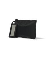 HEMA Make-up tas plat zwart 14x21