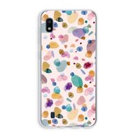 Terrazzo Memphis Pink: Samsung Galaxy A10 Transparant Hoesje