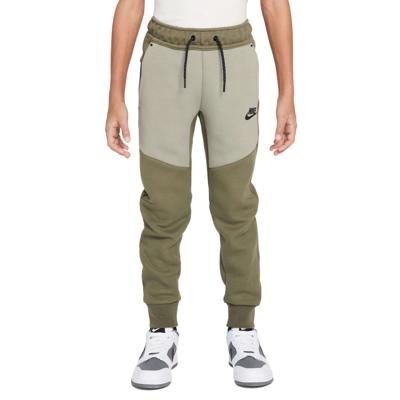 Nike Tech Fleece Sportswear Joggingbroek Kids Olijfgroen Grijs Zwart Nike Tech Fleece Sportswear Joggingbroek Kids Olijfgroen Grijs Zwart