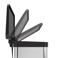 Hailo öko duo plus pedaalemmer 2x9l rvs