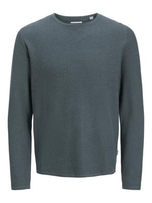 Jack & Jones Jjecooper Knit Crew Neck Noos Trui Stormy Weather