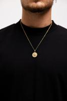 Qream Compass Ketting Heren Goud - Maat 53cm - Kleur: Goud | Soccerfanshop