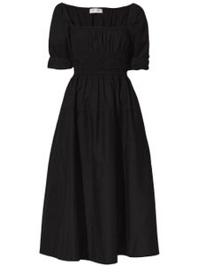 Proenza Schouler White Label robe en popeline à encolure carrée - Noir
