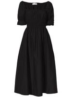 Proenza Schouler White Label robe en popeline à encolure carrée - Noir