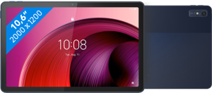 Lenovo Tab M10 128GB Wifi en 5G Blauw + Book Case Grijs