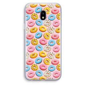 Pink donuts: Samsung Galaxy J3 (2017) Transparant Hoesje