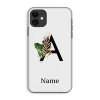 Charcoal Flora: iPhone 11 Tough Case