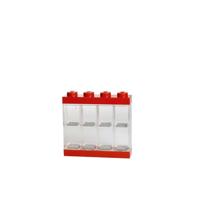 LEGO minifiguur opbergbox 8-delig - rood - thumbnail