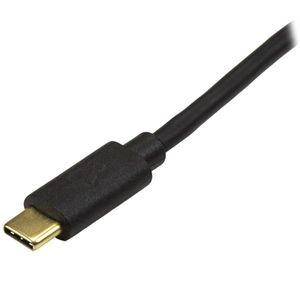 StarTech.com USB31C2SAT3 USB Type-C USB 3.1 1 x SATA 7+15 pin Zwart kabeladapter/verloopstukje