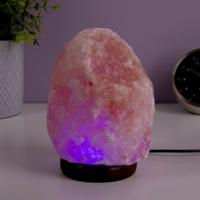 Zoutlamp met ledverlichting - Gekleurd licht