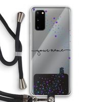 Sterren: Samsung Galaxy S20 Transparant Hoesje met koord