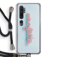 #nofilter: Xiaomi Mi Note 10 Transparant Hoesje met koord