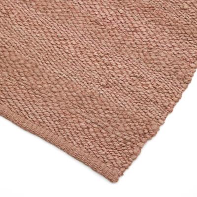 Kave Home Vloerkleed 'Sallova' Jute, 160 x 230cm, kleur Roze