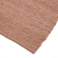 Kave Home Vloerkleed 'Sallova' Jute, 160 x 230cm, kleur Roze