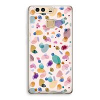 Terrazzo Memphis Pink: Huawei P9 Transparant Hoesje