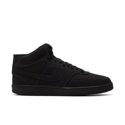 Nike Court Vision Mid Sneakers Zwart
