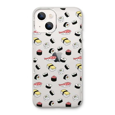 Sushi time: iPhone 13 Transparant Hoesje
