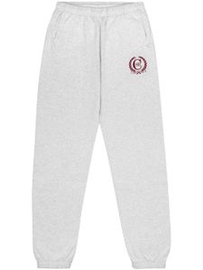 Sporty & Rich pantalon de jogging à logo C Crest imprimé - Gris