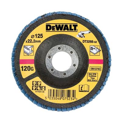 DeWALT DT3268 Lamellenschijf gebogen 125mm K120