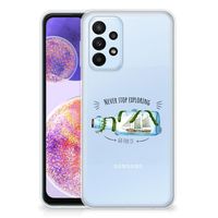 Samsung Galaxy A23 Telefoonhoesje met Naam Boho Bottle