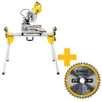 DeWALT DWS777SET Afkort-/Verstekzaag met XPS 216mm 1800W + DE7033 Onderstel