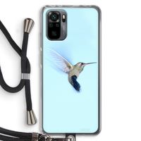 Kolibri: Xiaomi Redmi Note 10 Pro Transparant Hoesje met koord