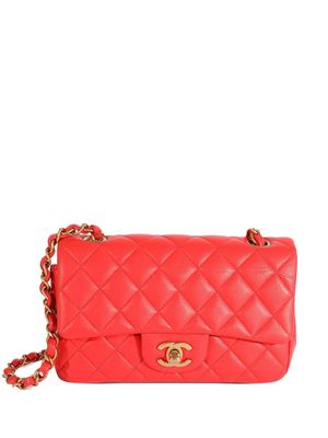 CHANEL Pre-Owned mini sac porté épaule Classic Flap - Rose