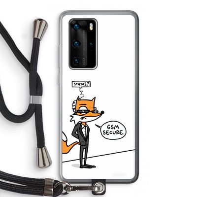 GSM secure: Huawei P40 Pro Transparant Hoesje met koord