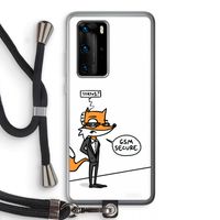 GSM secure: Huawei P40 Pro Transparant Hoesje met koord