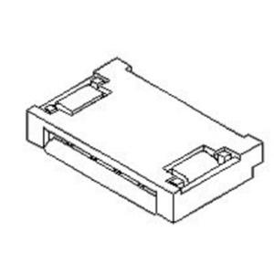 Molex 512811094 FFC/FPC-aansluiting Totaal aantal polen: 10 Rastermaat: 0.5 mm Inhoud: 1 stuk(s) Tape on Full reel