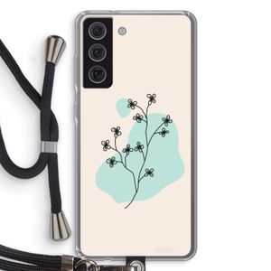 Love your petals: Samsung Galaxy S21 FE Transparant Hoesje met koord