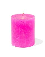 HEMA Rustieke Kaarsen Fluor Roze (fluor roze)