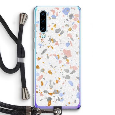 Terrazzo N°8: Huawei P30 Transparant Hoesje met koord