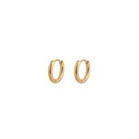 Go Dutch Label Creolen 1 cm Goud