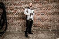 NITRAS SAFETY Nitras softshelljas "motion tex plus" knitted softshell jacket. motion tex plus gray