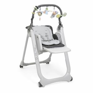 Chicco Polly Magic Relax Multifunctionele kinderstoel Gecapitonneerde zitting Grijs, Wit