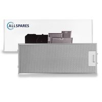 AllSpares Metaalfilter voor afzuigkappen geschikt voor Bosch Siemens en Neff 00352813/352813 (445x175x9mm) - thumbnail