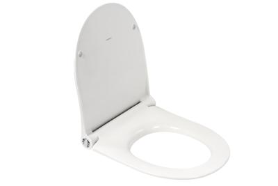 Plieger Zano softclose closetzitting slim D by Pressalit met deksel en lift-off