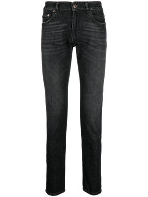 PT Torino jean skinny à patch logo - Noir